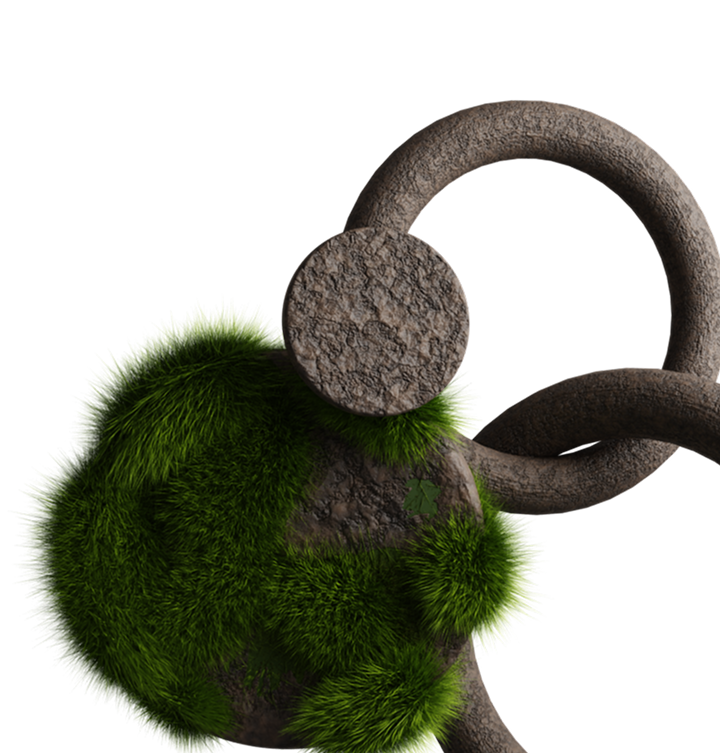 3D mossy design
